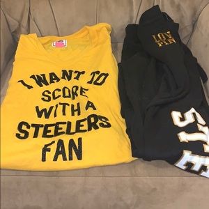 RARE VS PINK STEELERS SET